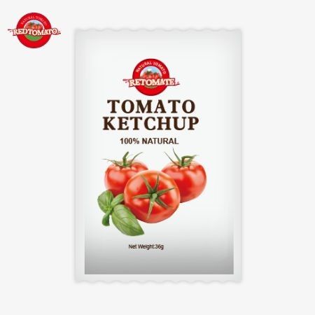 OEM 36g टमाटर केचप चीन से फैक्टरी से शुद्ध प्राकृतिक सामग्री के साथ निर्मित फैक्टरी मूल्य पर पेश किया गया