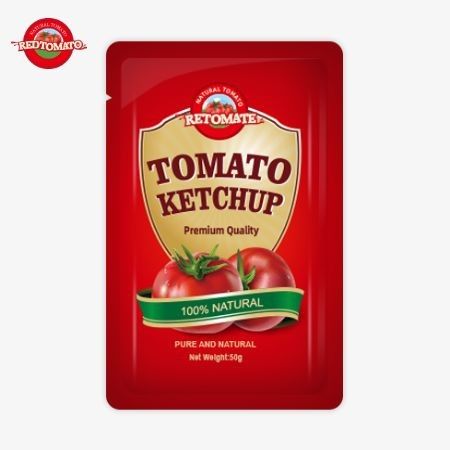 OEM 50g छोटे बैग टमाटर पेस्ट के साथ फैक्टरी मूल्य चीन फैक्टरी प्रत्यक्ष बिक्री