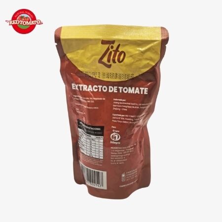 Zito 300g स्टैंड-अप सैकेट टमाटर पेस्ट 12-14% ब्रिक्स क्वालिटी प्रोडक्ट OEM